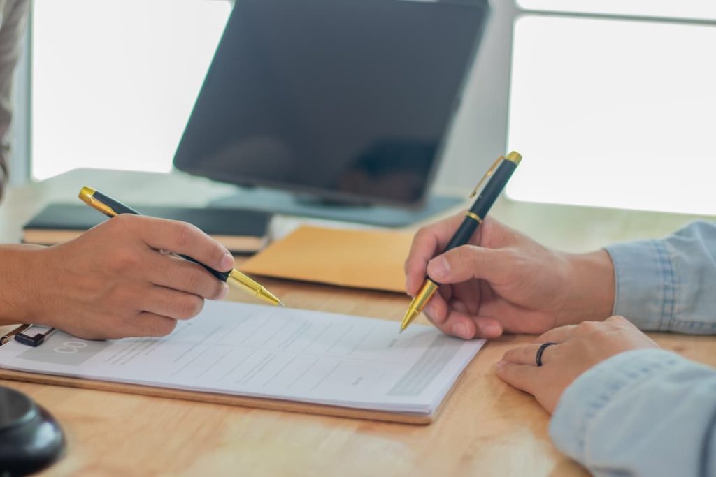 reviewing solar contracts with a lawyer