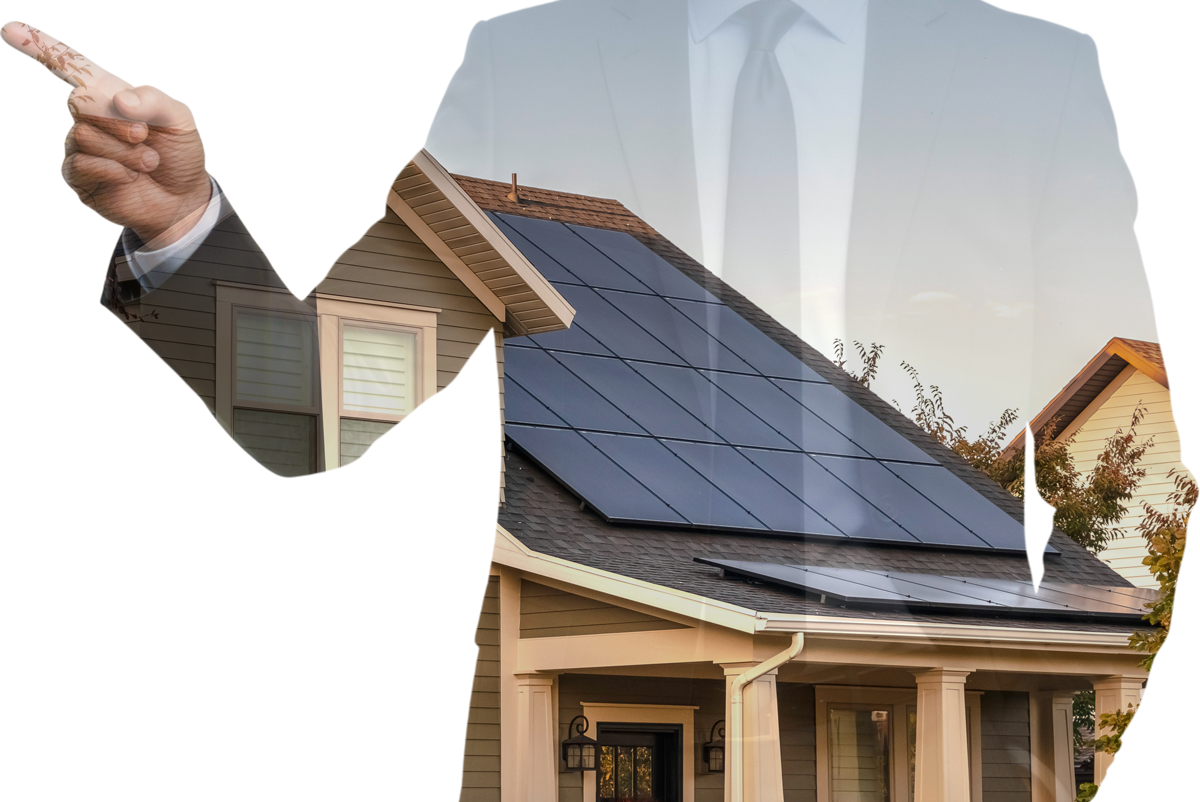 solar contract lawyer pointing to a list of services