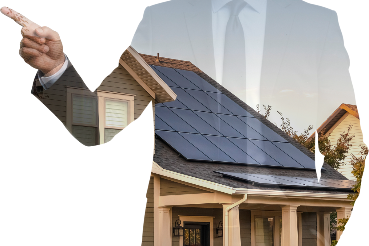 solar contract lawyer pointing to a list of services